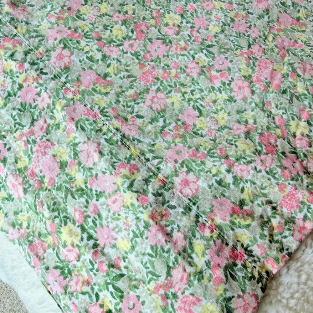 Laura Ashley Pink Ditsy Floral Cotton Pillowcase Set of 2 Cottagecore 19.5x27